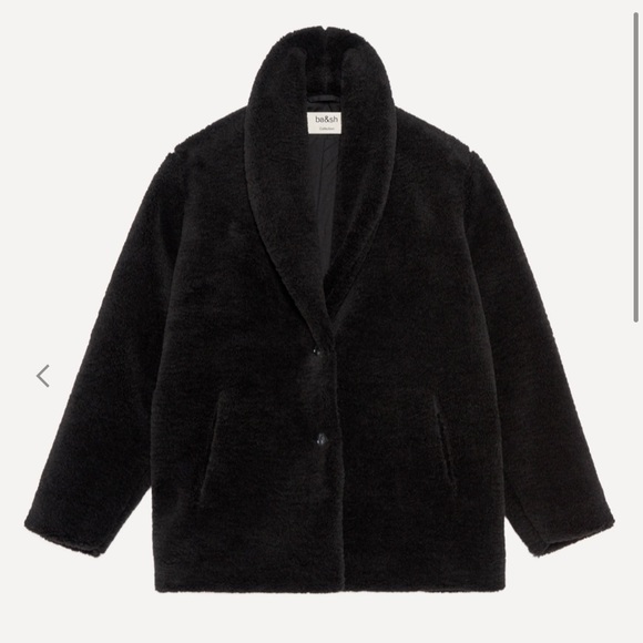 Coats | Bash Black Welli Teddy Coat 
